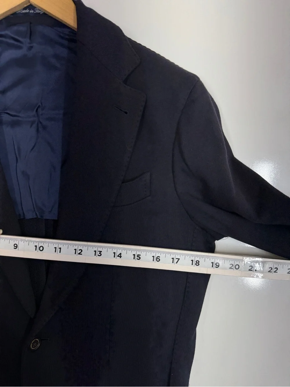 Alexander Kraft MC Navy Jersey Blazer Jacket Sz US38 Preppy Quiet Luxury Italy